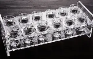 Acrylic Tequila Glass With Rack