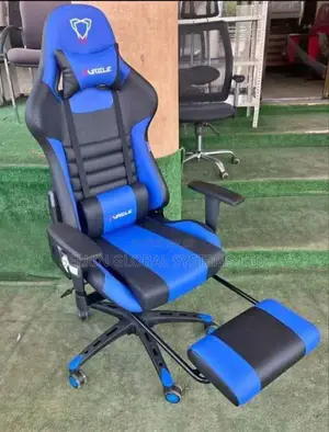 Furgle Computer Racing Gaming Ergonomic Chair + Footrest
