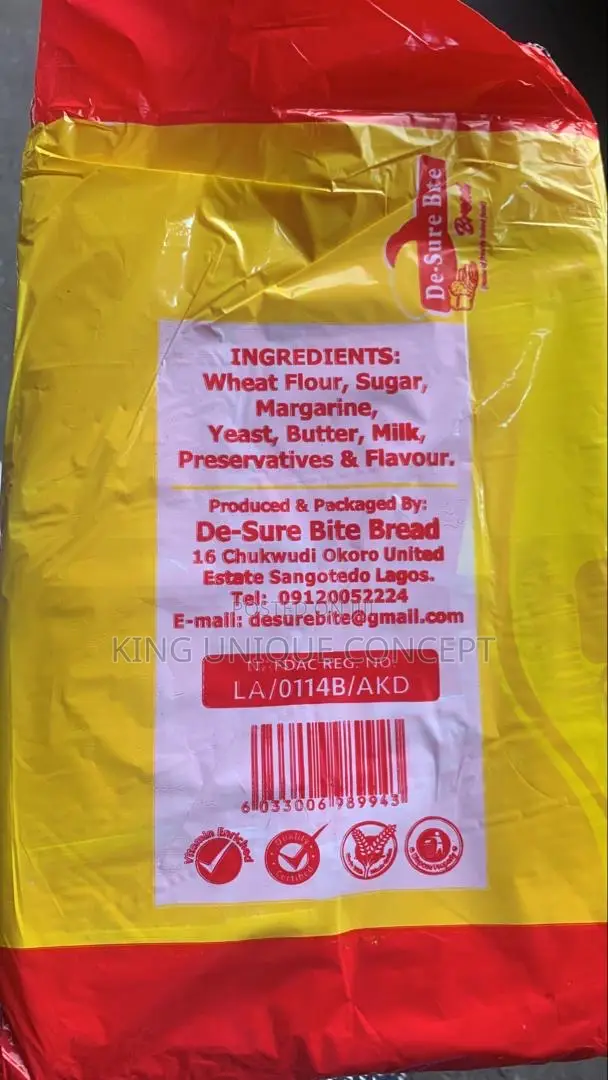 Packaging Bread Wrapper Nylon