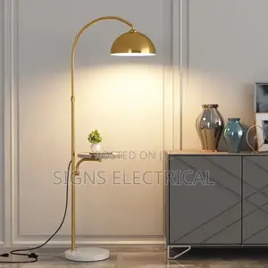Floor Lamp With Round Table Bedroom Home Decor