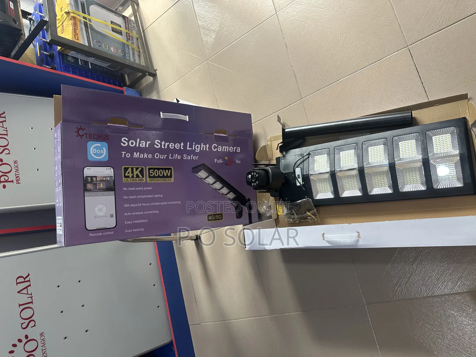 Solar Street Lights With Camera