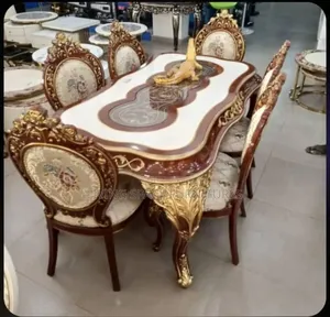 Executive Royal Dining Set With 6 Chairs ( Full Set)