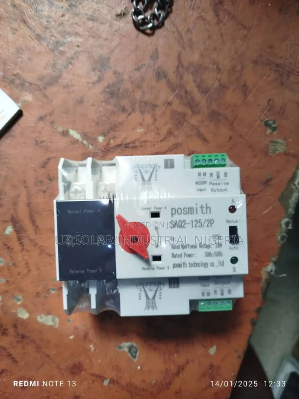 2p 125ah Automatic Changeover