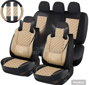 Leather Seat Cover Ktz13419 Black and Milk