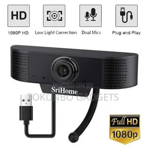 Srihome Full Hd 1080p Webcam Auto Focus With Microphone