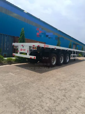 Brand New Flat Bed Semi-Trailer for Container