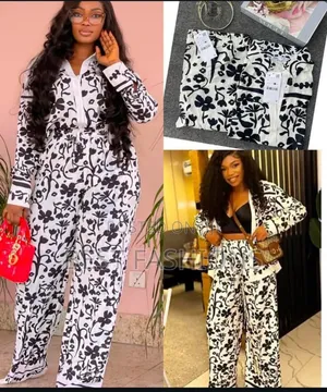 Ladies Vintage 2 Piece Palazzo Trousers