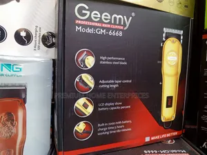 Geemy Rechargeable Hair Clipper Gm-6668