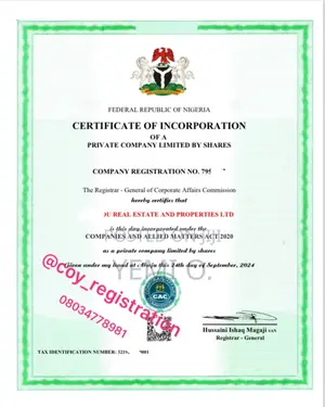 Cac Business Registration