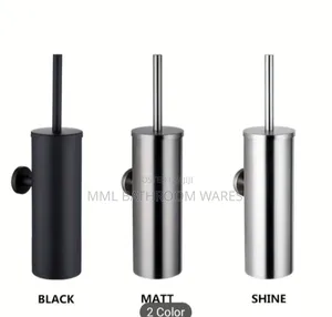 Wall Mounted 304 Stainless Steel Toilet Brush Set