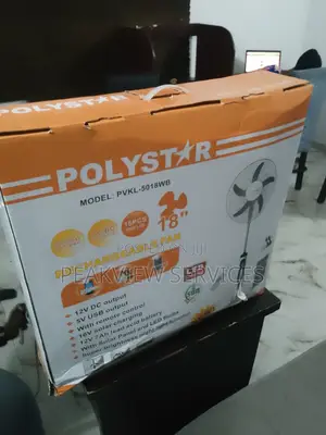 Power Failure? Stay Cool With Polystar 18'' Solar Fan