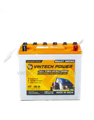 Vintech 240ah/12v Tubular Battery (66.5kg)
