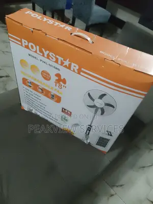Go Green With Polystar 18'' Solar Rechargeable Fan