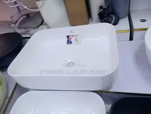 England White Square Countertop Wash Hand Basin