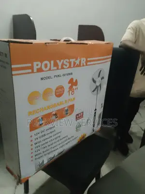 Best Solar Rechargeable Fan for Nigerian Homes - Polystar 18