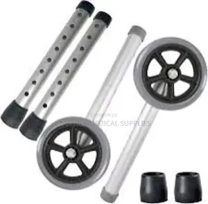 2 Button Folding Walker With Wheel
