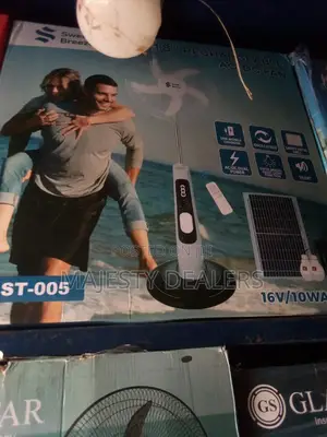 Rechargeable Solar Fan 18 Inches Forget About Electricity