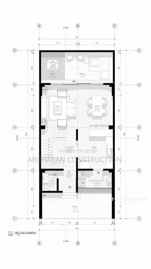 Mini Duplex Design on Quarter Plot of Land