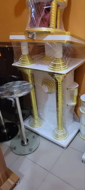 High Quality Executive Gold Pulpit for Church