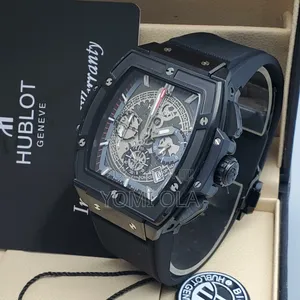 Hublot Chronograph Matte Black Watch