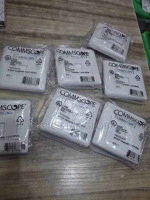 Commscope Single Face Plate Cat6e With Jack