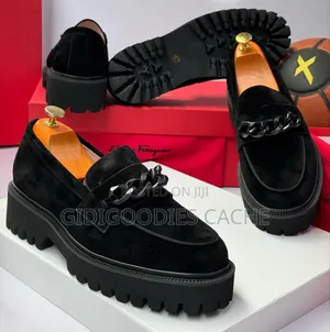 Salvatore Ferragamo Chunky Suede Shoes