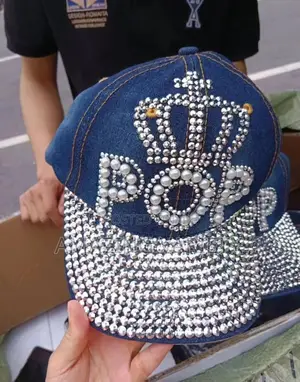 Stone Jean Fashion Face Cap