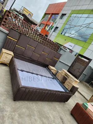 Padded Brand New Family Size Bed Frame