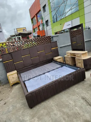 Luxury 6by6 Set of Upholstery Bed.