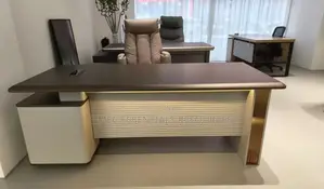 Unique and Classic Executive Office Table With L Shape