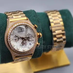 Corum Quality Luxury Men Chain Strap Wristwatch