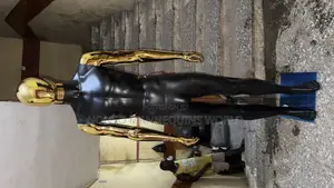 Black And Gold Egg Face Standard Body Size Male Mannequin