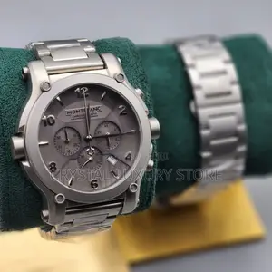 Mont Blanc Quality Luxury Men Chain Strap Wristwatch
