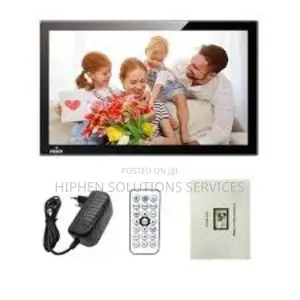 Digital Photo Frame 15.4 in Led Display Support Video Sound