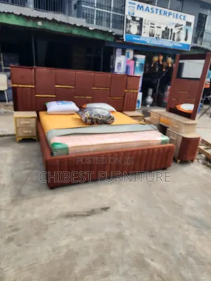 Set of Padded Bed Stand.