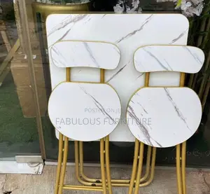 Foldable Table and Chairs Set Dining Set