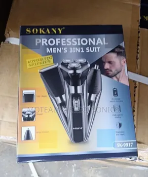 Sokany 3in1 Rechargeable Men's Clipper, Shaver, Nose Trimmer