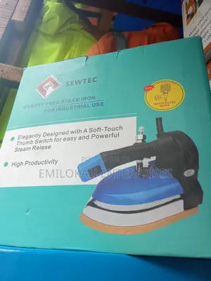 Sewtec Industrial Steaming Iron With Water Filter
