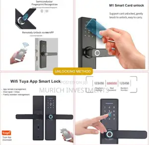 Tuya Wifi Smart Lock Fingerprint Keypad Door Lock