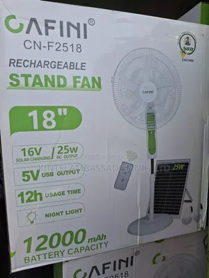 Gafini Rechargeable Stand Fan Cn-F2518