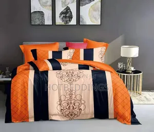 Mature Design Duvet,Bedsheet With 4 Pillow Cases