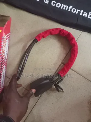 Anti-Theft Steering Wheel Lock and Seat Belt Security Device
