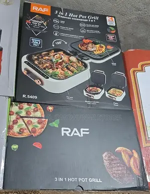 3 In 1 Electronic Hot Barbecue Grill Pan