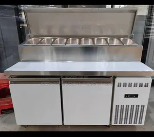 Salad Bar With Under Counter Refrigerator