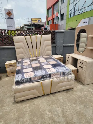 A Set of 5by6 Upholstery Bed.
