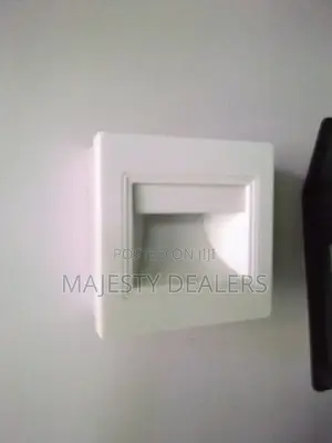 Led Step Light 3 by 3 White Light and White Body Color