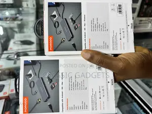 Porodo 9in1 Usb-C Hub Withtype-C Pd 100w and Hdmi Ethernet