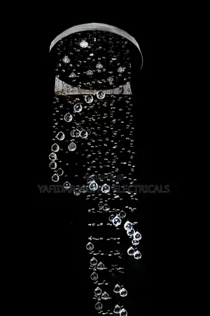 Crystal Spiral Raindrop Chandelier Lighting Flush
