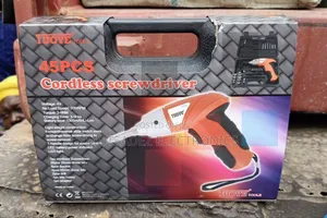 Rechargeable 45pcs Cordless Screwdriver With Multiple Screws