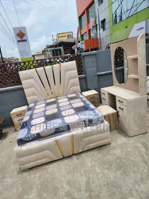 Cream Colour Velvet 5by6 Bed Frame